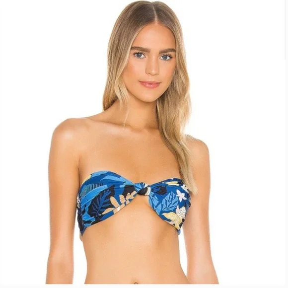 STONE FOX SWIM Lele Top Jungle Iris Swim Top NEW XL